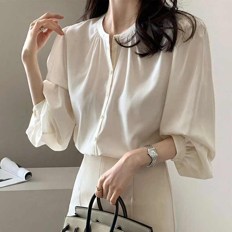 GETADME REALEFT Spring 2025 New Elegant Cross V-Neck Women's Knitting Dresses Female Single Breasted Straight Long Sleeve Midi Dress