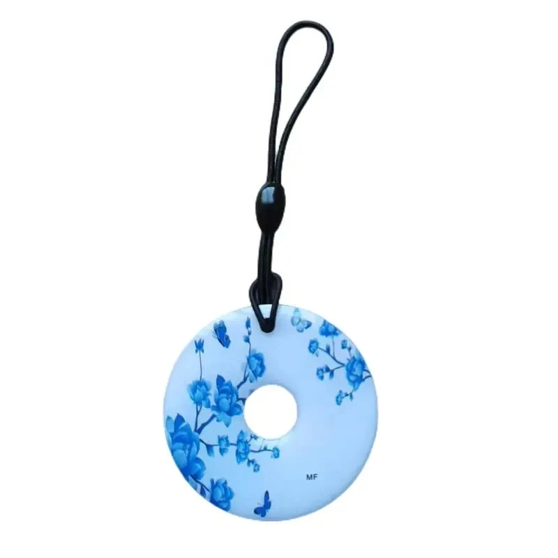 30 Different Patterns Rewritable UID IC 13.56MHz 1K S50 Writable Changeable NFC Keyfobs RFID Waterproof Key Token Tag Card 1Pcs