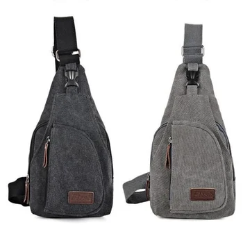 Borsa a tracolla a tracolla per uomo Borsa a tracolla da viaggio corta Borsa a tracolla per attività ricreative in pelle di tela vintage leggera per esterni