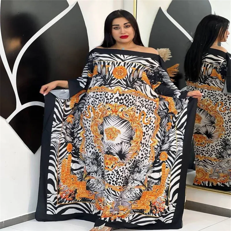 

Женское платье с длинным рукавом, свободное платье в британском ретро-стиле с принтом, для свадебного ужина