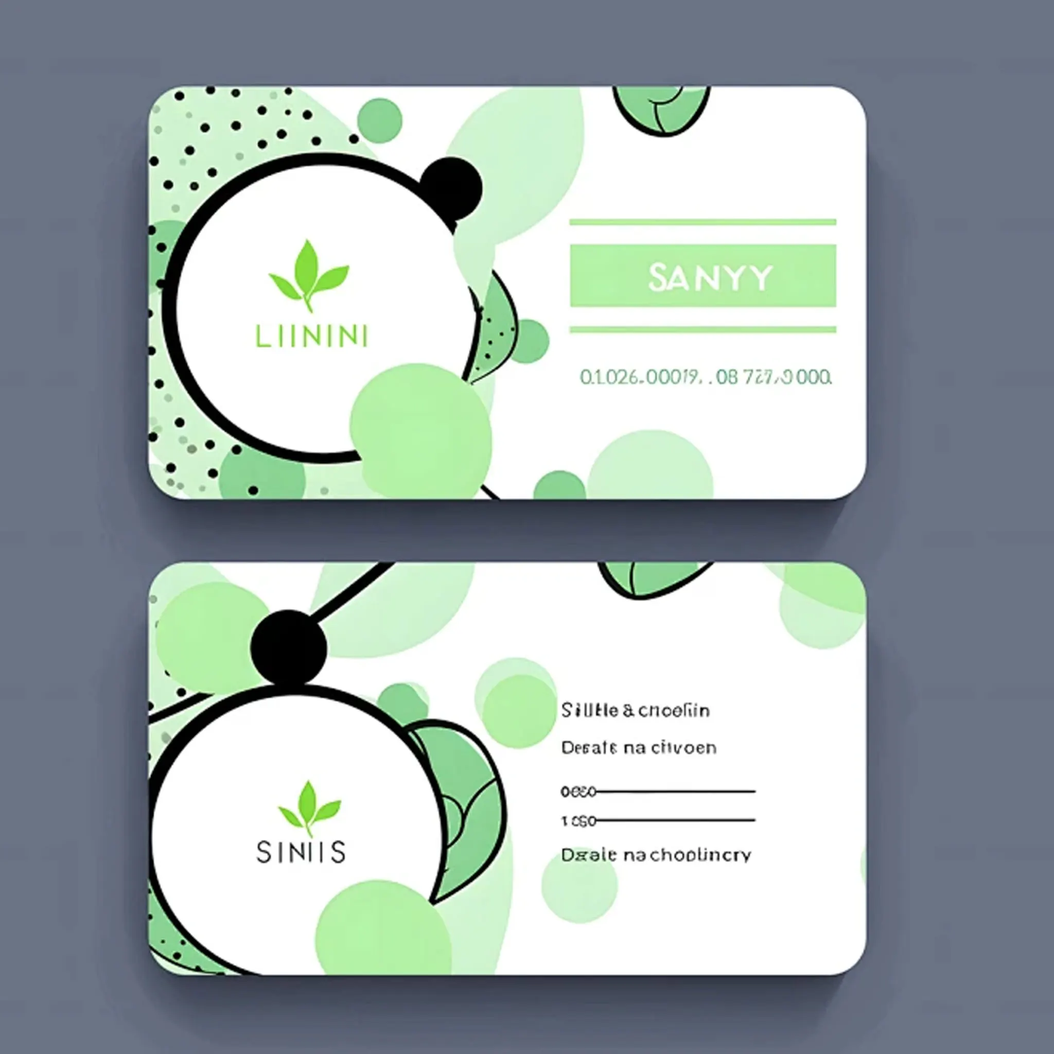 맞춤형 감사 카드 및 명함 - 웨딩, 선물 장 양면 풀컬러 인쇄, 맞춤형 로고 포함