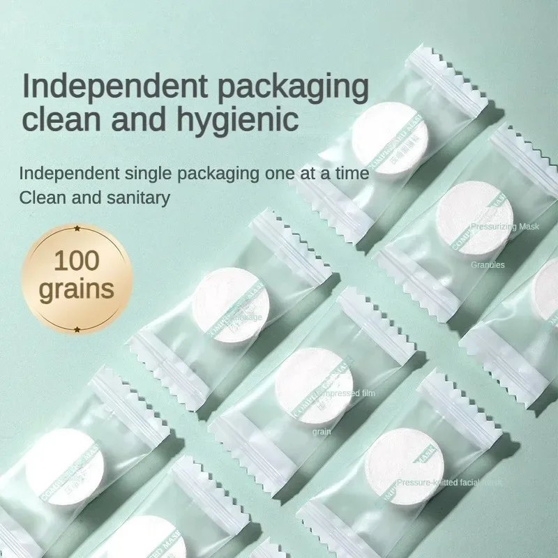 Non Woven Compressed Mask Paper Skin Facial Care Wrap Ultra-thin Breathable Portable Beauty Tool disposable facial masks