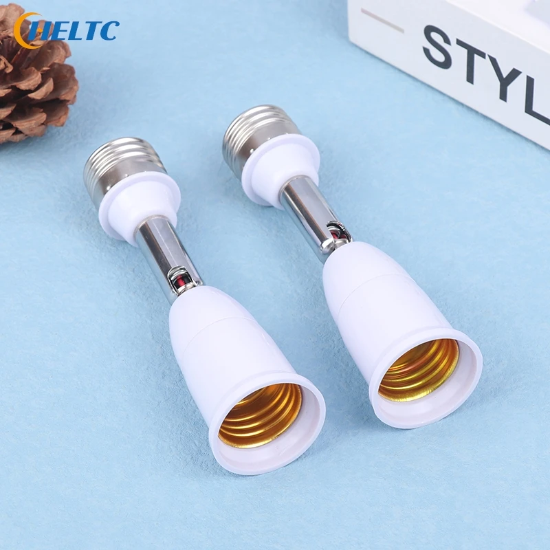 1pc Universal E27 To E27 Holder Extender For Socket Adjustable To Base Converter For Screw Bulb Extension Adapter