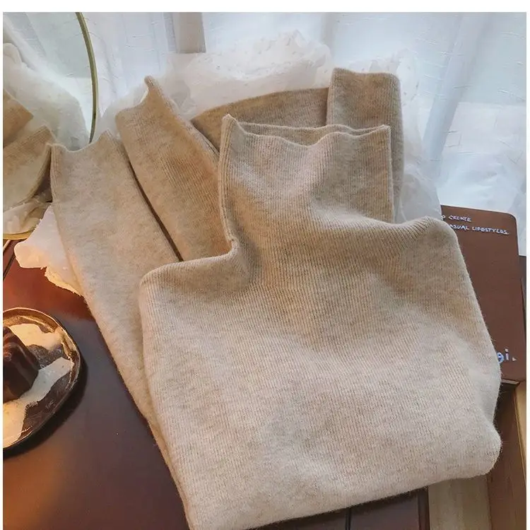 Women Long Sleeve Knitted Sweater Tops Autumn Winter