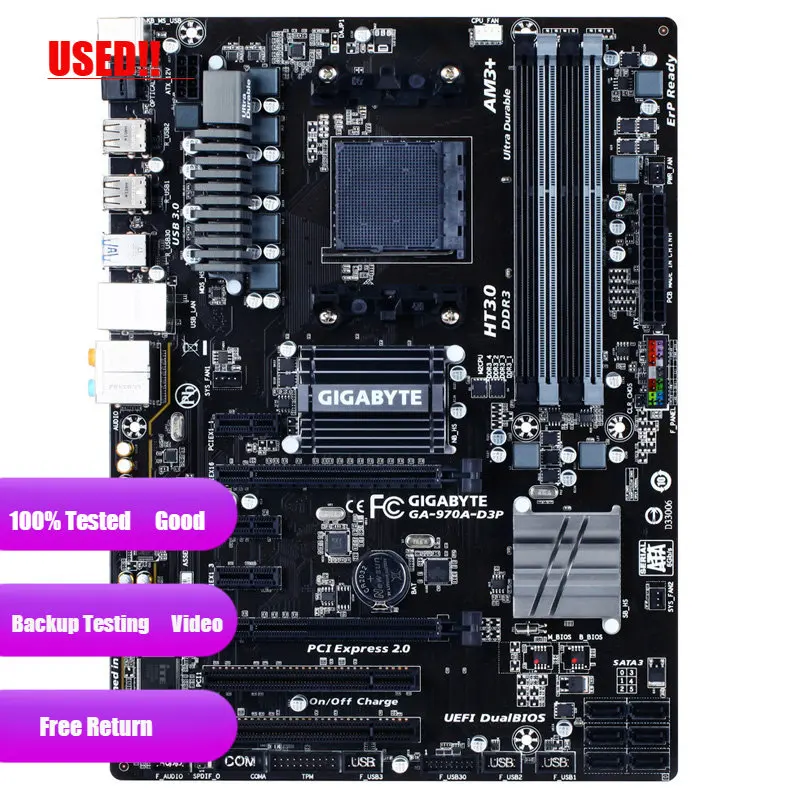 GIGABYTE 970A-D3P マザーボード Gigabyte GA-970A-D3P Rev. 2.0 - Motherboard Specifications