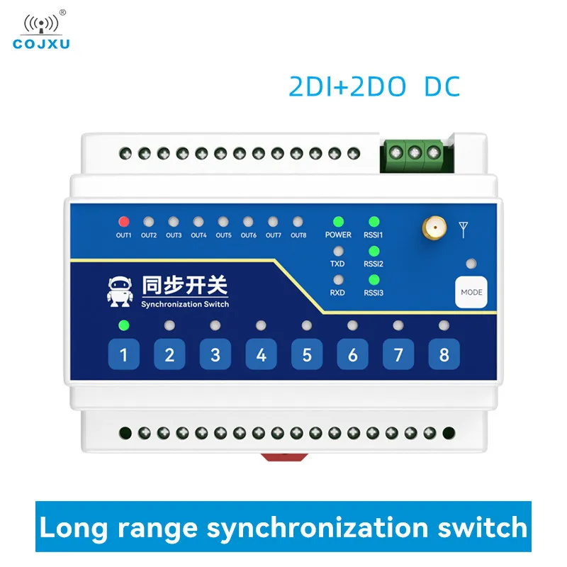 

LoRa 433MHz 2WAY RS485 Wireless Remote Synchronized Switch COJXU E860-DTU(2020-400SL) 10KM 2Digital Inputs/Outputs DC8-28V