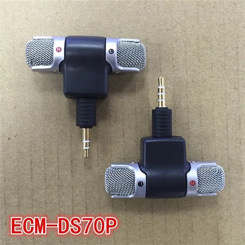 Mini Digital Hidden Microphone 3.5mm Plug Stereo Dual Channel for Computer Phone MD Camcorder Laptops Voice Recorder Sound Card