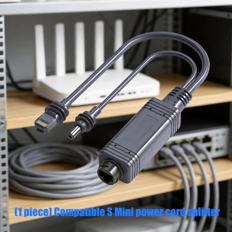 미니 1000Mbps 네트워킹을 위한 간편한 설치 절연 PoE 분배기