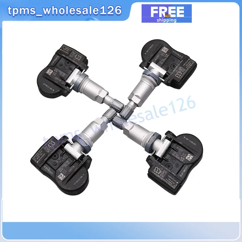 ׽  S X 2016-2022 Ÿ̾ з  ý , 1074812-00-B, TPMS 433MHZ, 1034602-00-B, 1034602-00-C, 4PCs/Ʈ