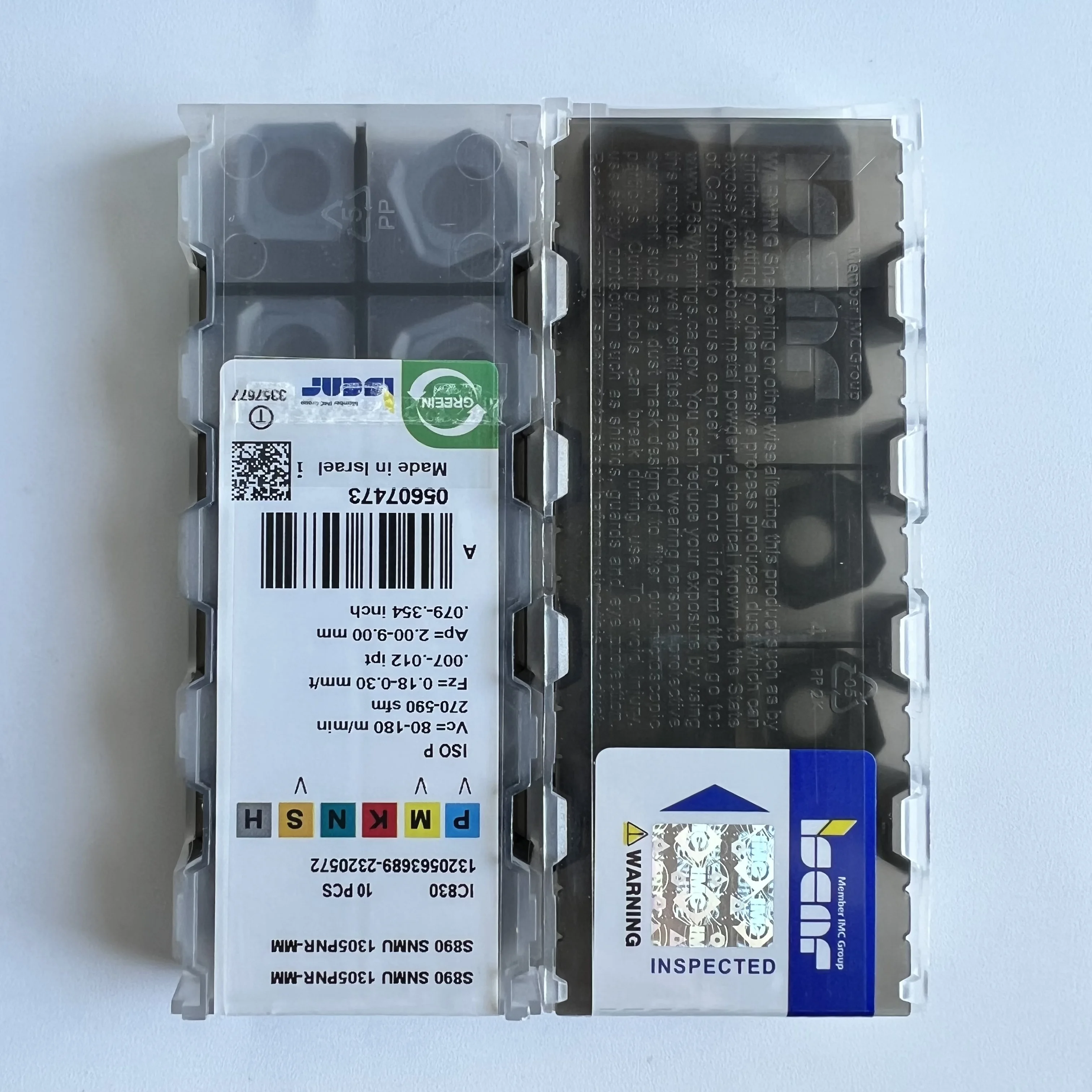 

Carbide blade/10 piece / S890SNMU1305PNR IC830