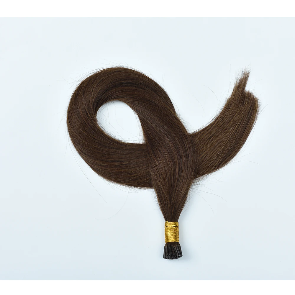 Best Quality I Tip Ring Extensions Human Hair 100% Prebonded Fusion Hair Extensions