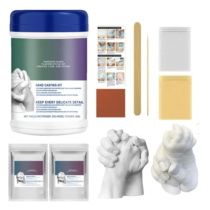 Couples Hand Casting Kit 2