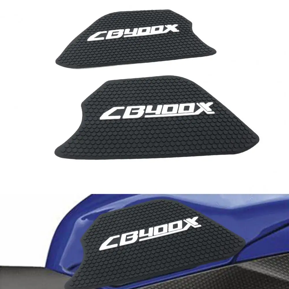 

2Pcs Motorcycle Tank Pad Non-slip Protective Modified Motorcycle Racer Fuel Tank Pad Sticker Decals for CB400X 2020-2023