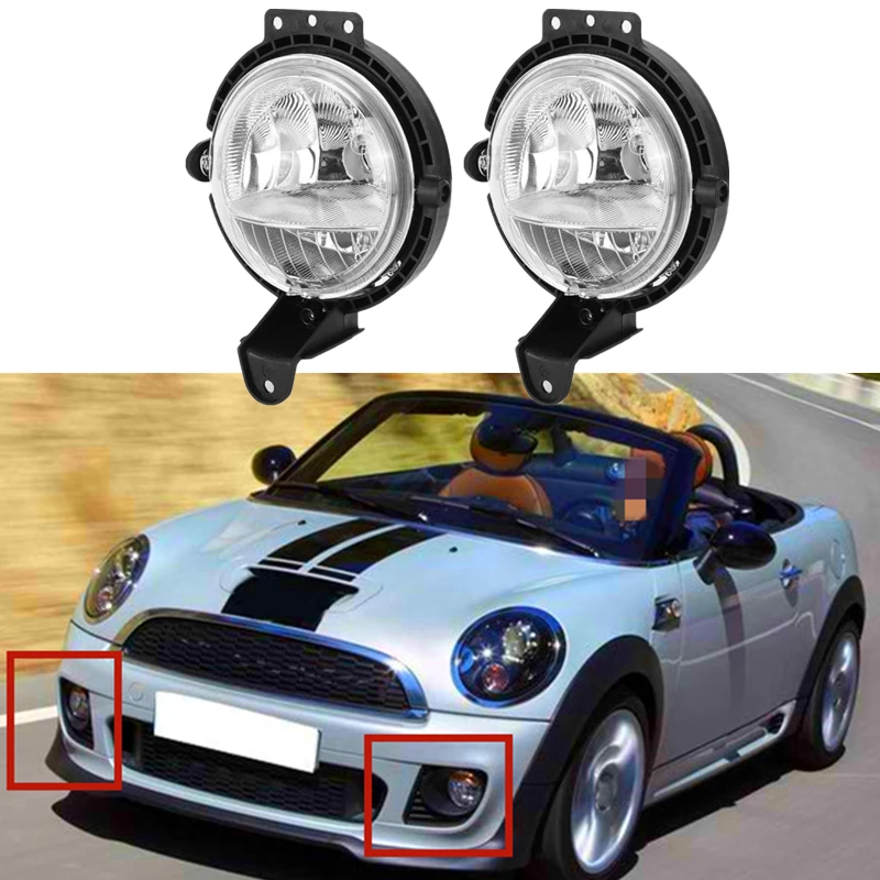 

2pcs Car Fog Light With Bulb Driving Lamp For BMW Mini R55 R56 R57 R58 Cooper Auto Accessories