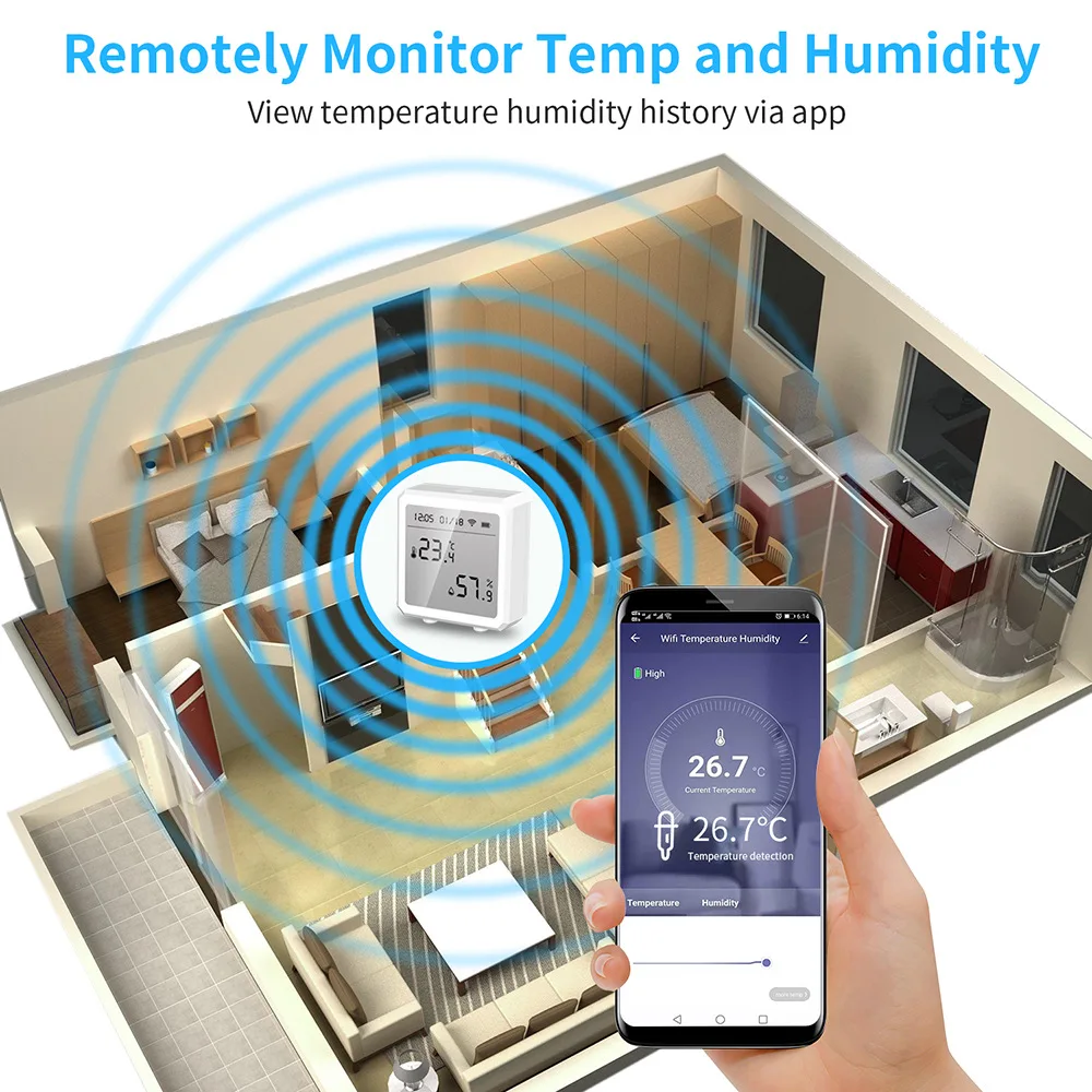 Рисунок 5 - Умный беспроводной термометр Tuya Zigbee3.0