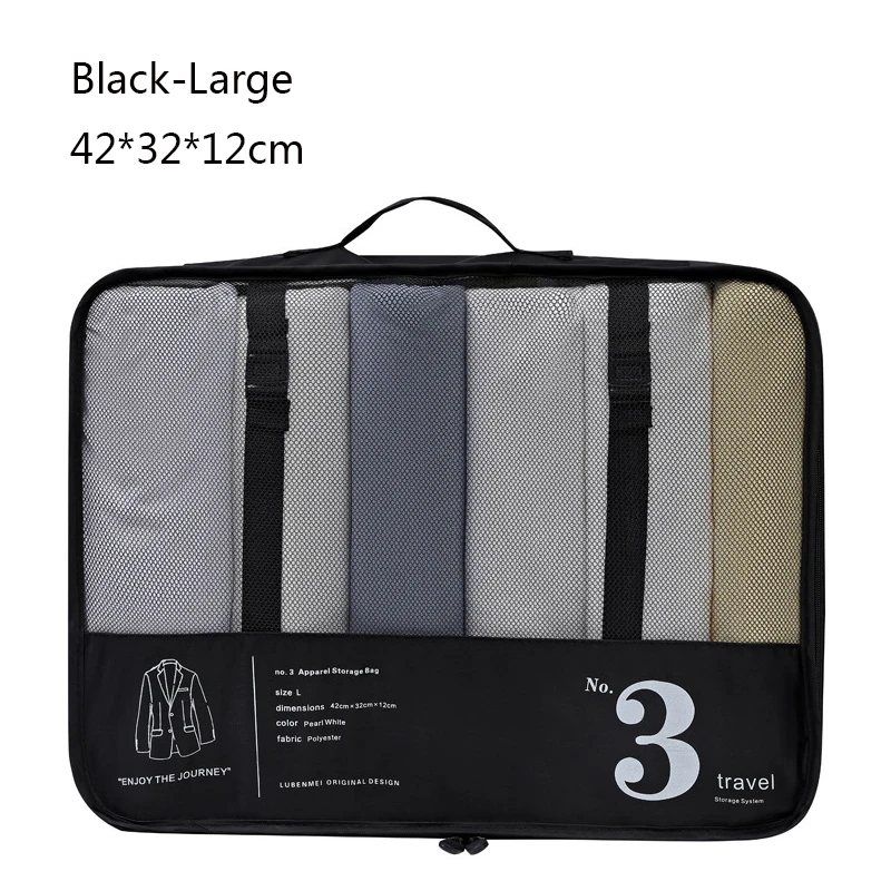 3pcs Travel Clothes Storage Bag Luggage Organizer Pouch Packing Cubes  Waterproof Clothing Cases Socks,Underwear,Bras Storage Bag - AliExpress