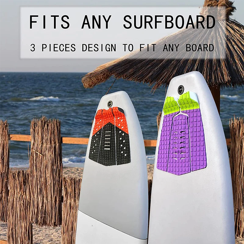 Surf Surfboard Tail Pad EVA Traction Pads EVA Grip Surf Deck Tail Pads Mat Non-Skid Foam Boat Decking Sheet Non-Slip Mat 3M