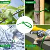 300/50PCS Plants Fixed Ties Multifunctional Green Nylon Cable Ties Self-locking Heavy Duty Fastening Ring Sealing Wraps Strap 6