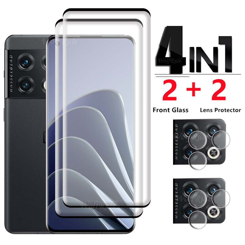 4in1 For Oneplus 10 Pro Glass For Oneplus 10 Pro Tempered Glass Film 9H Screen Protector For Oneplus 10 Pro 5G Lens Glass 2in1