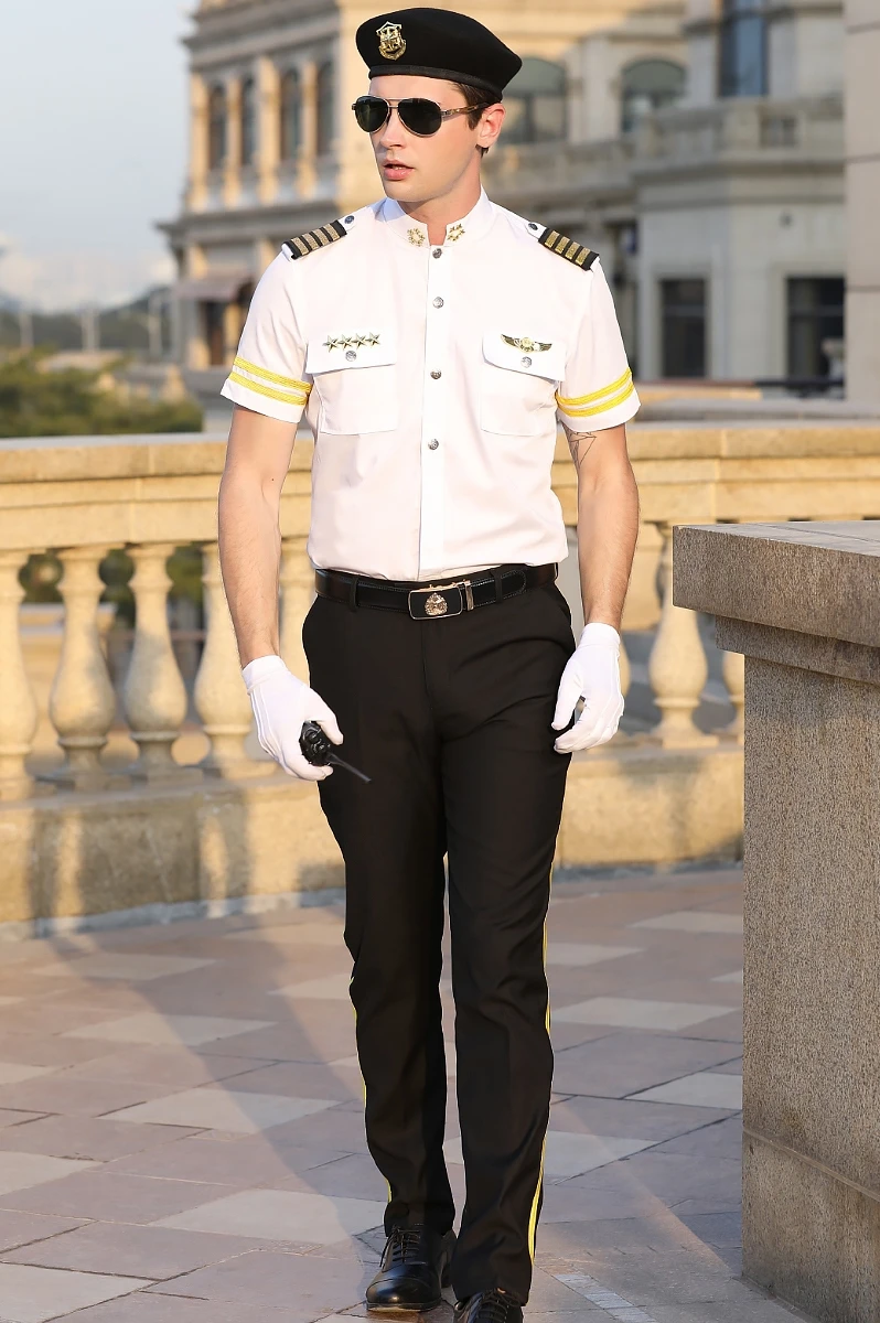 Airline Pilot Uniform White