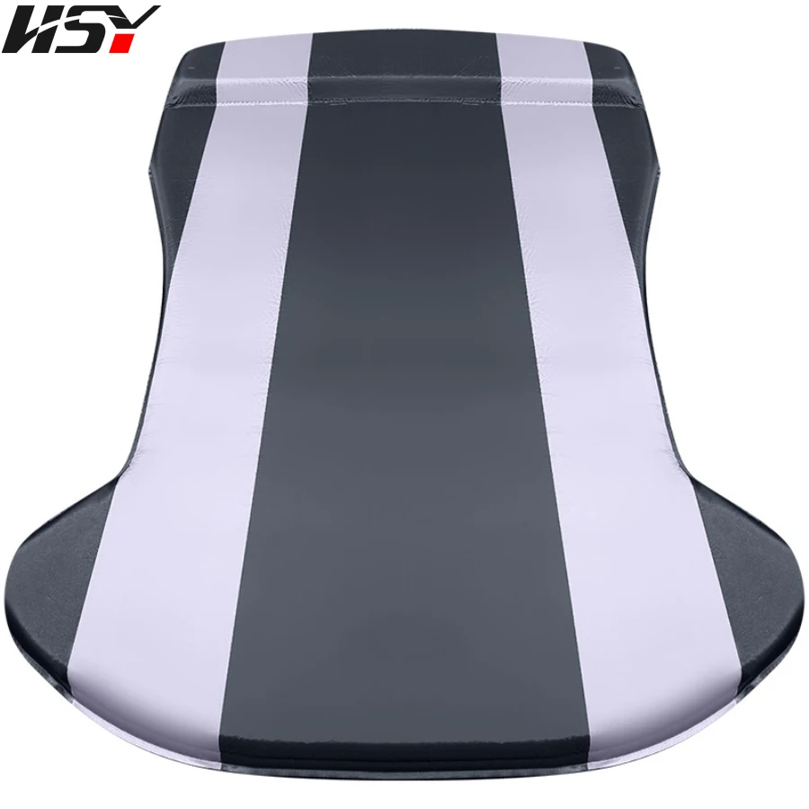 Tesla Model Y/3 Car Self-Inflating Air Mattress Outdoor Camping Inflatable Car-Mounted Suede Fabric Car Trunk Travel Bed