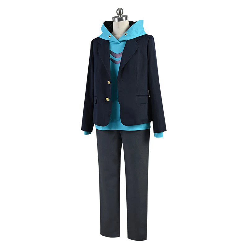 SSSS.Dynazenon-Inspired Yomogi Asanaka School Uniform Costume for Cosplay Events (Unofficial)