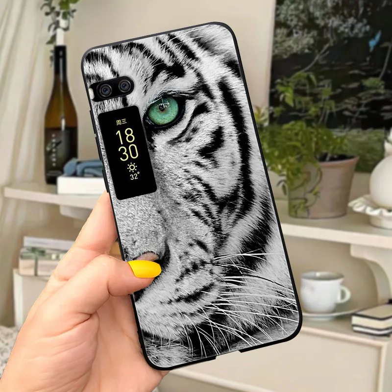 Marble Wolf Cute Silicone Soft TPU Phone Cover Case