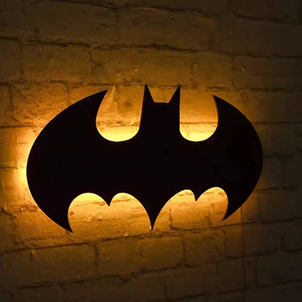 ZK50 3D LED Wall Light Superhero Atmosphere USB Night Light