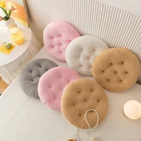 Lamb Velvet Chair Cushion Round Super Soft Ground Buttocks Futon Bedroom Bay Window Tatami Stool Cushion Thickened Decoration 1