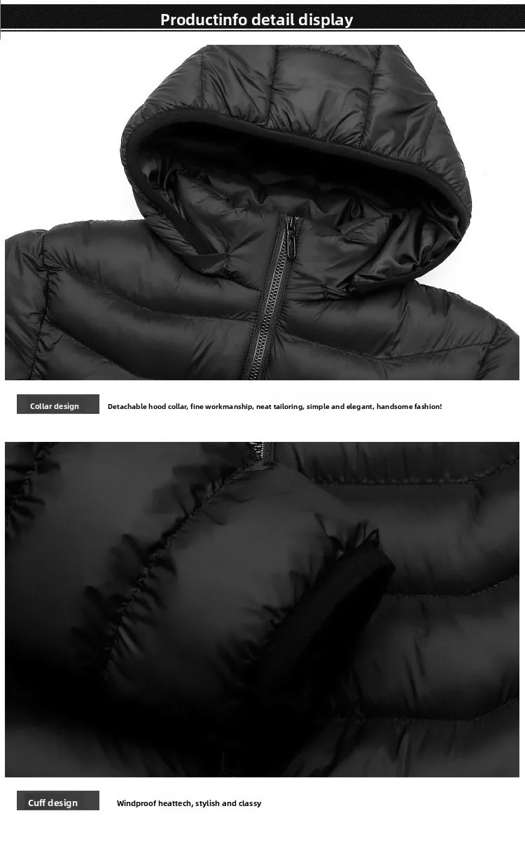 COMXZ 2025 Winter Heated Down Jacket Unisex USB Charging Thermal Coat 21 Zone Insulated Outdoor Mountaineering Hiking Snow Parka