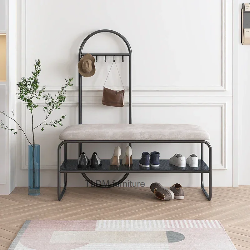 

Minimalist Shoe Rack Storage Bench With Bench Vertical Entryway Shoe Cabinets Dustproof Tool Scarpiere Entrance Room Furniture