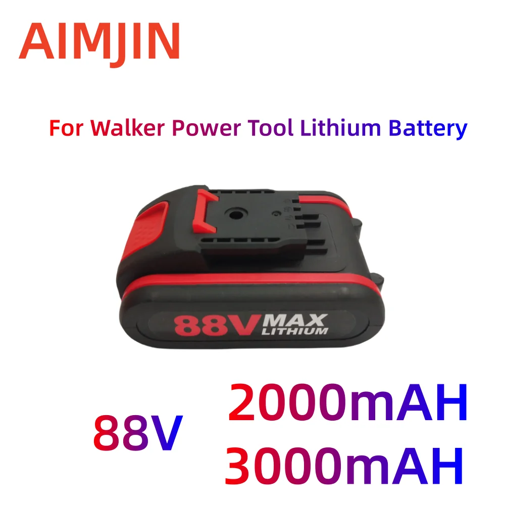 Suitable for electric saw wrenches, power tool batteries, 88V 2000/3000mAH cordless impact drilling rig batteries