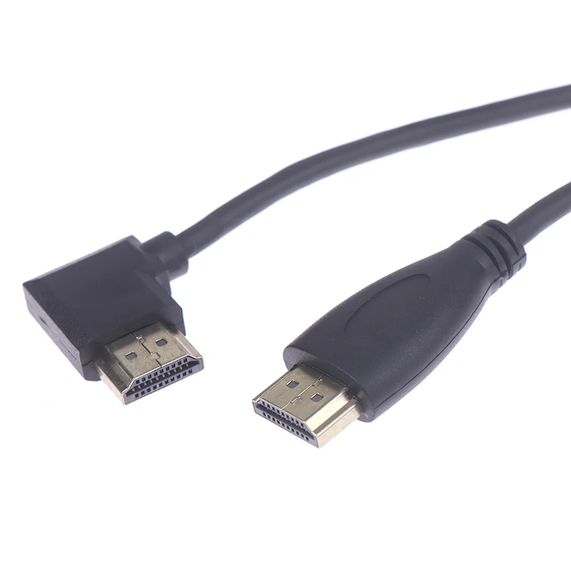 4K Flat HDMI 2.0 cable Angled 90-degree HDMI 2.0 to HDMI cable short 30CM  high