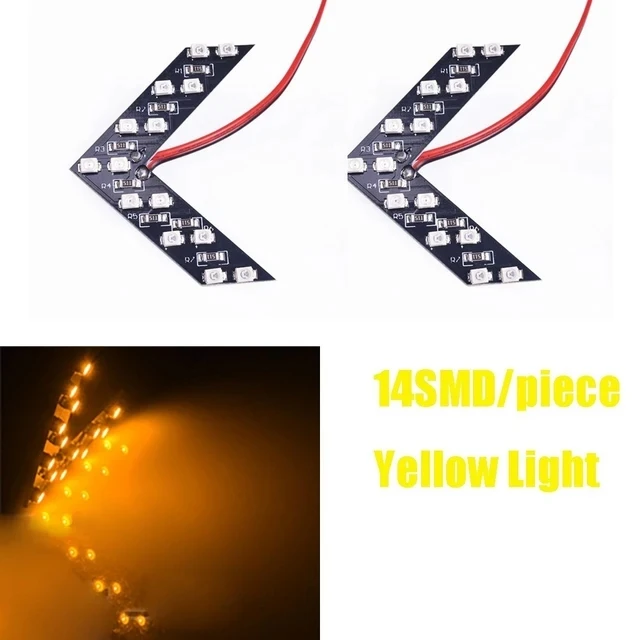 2Pcs Yellow