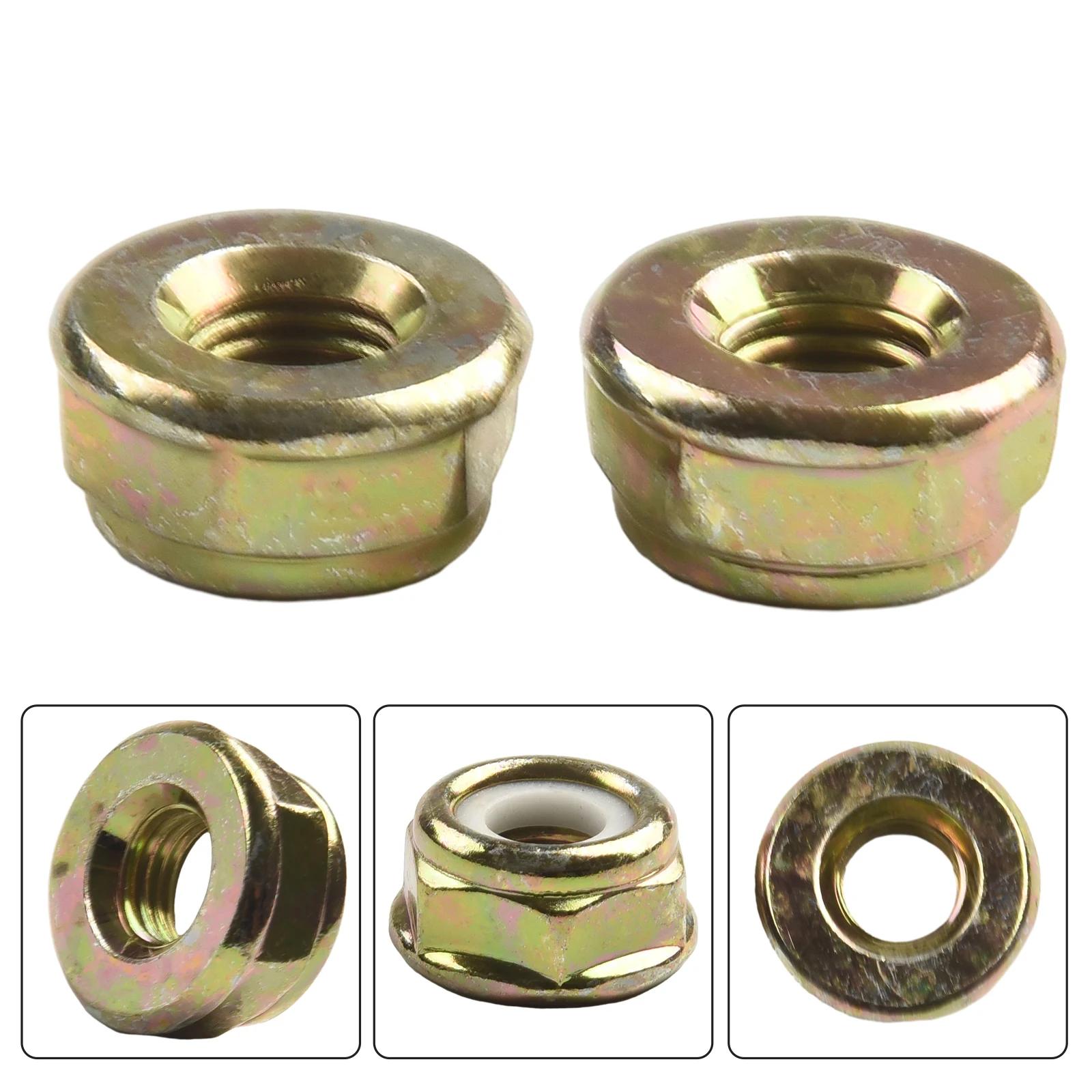 Description Picture 6 of item2PCS Nuts Left-Hand Thread M10 For Strimmer Brush Cutters Brushcutter Lawn Mower Accessories Garden Power Tools Spare Parts