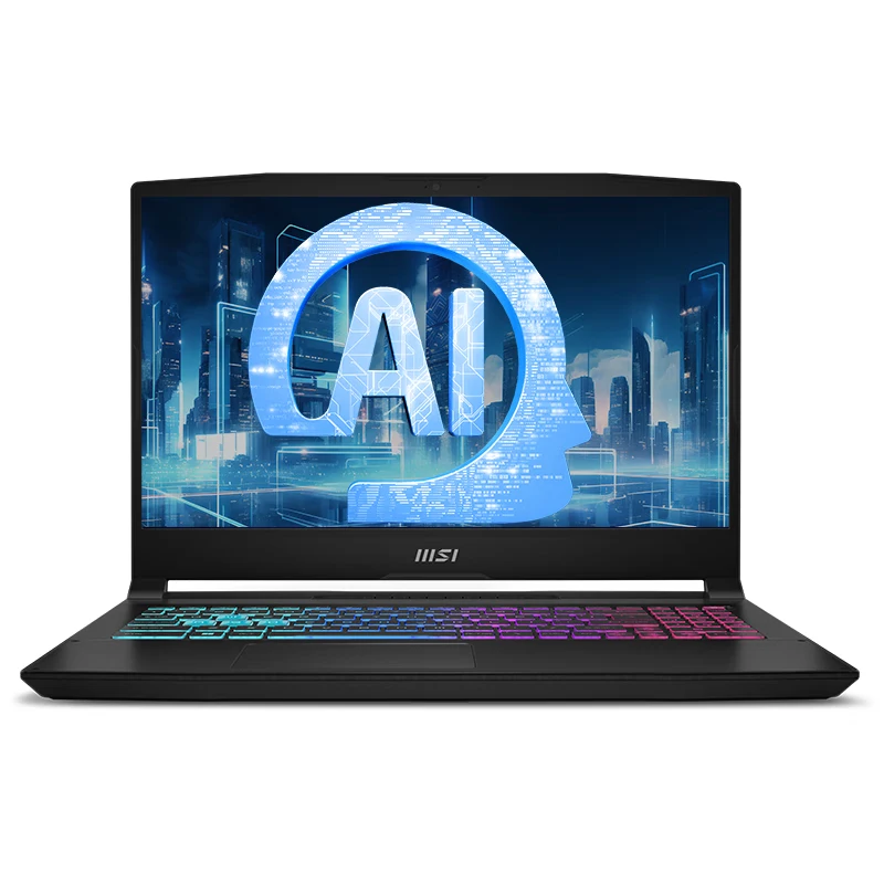 2024 MSI Katana A15 AI Laptop 15.6 Inch 2.5K QHD 165Hz IPS Screen Notebook AMD Ryzen R7-8845HS 32GB 1TB RTX4060 Gaming Computer 6