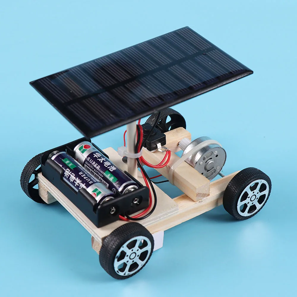 

Assemble Solar Creative Inventions DIY Car Motor Robot Kit Motor Educational Electronic Kit Car Model Science Experiment for Kid