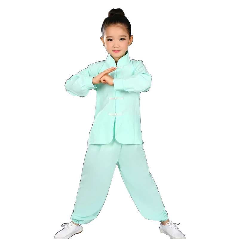 Children Wushu Clothing Girl Boy Chinese Traditional Kung Fu Uniform Kids Tai Chi Clothes for Male Tang Taiji Clothing 89