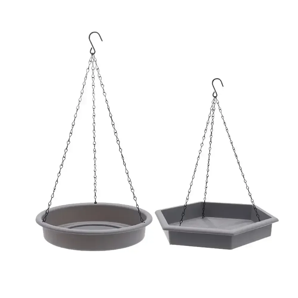Bird Bath Hanging Bird-Feeder Garden Bird Drinking Plate Baths for Outdoors(2pcs) Hummingbird Feeder