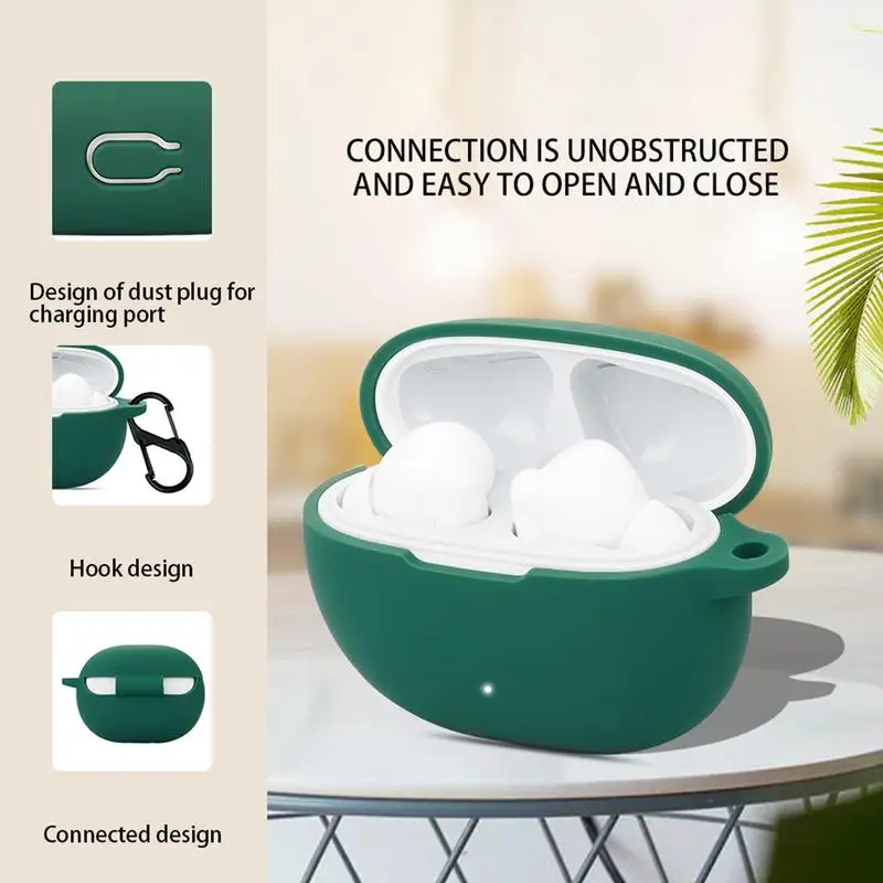 For HONOR LCHSE X7i Case Earbuds Case Cover Earbuds Silicone Case Earphones Cover Wireless Earphone Protective Cover For Home