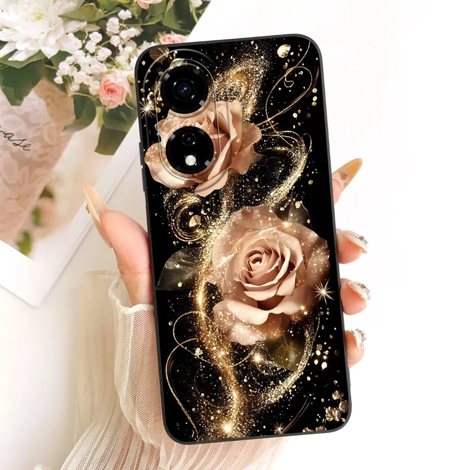 Luxury Love Heart Painted Soft Silicone Case - Stylish Protective Cover