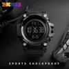 SKMEI 1384 Soft Clock For Male reloj hombre with Shockproof 2 Time  Sport Watch Stopwatch Count Down Mens Digital Watches 2