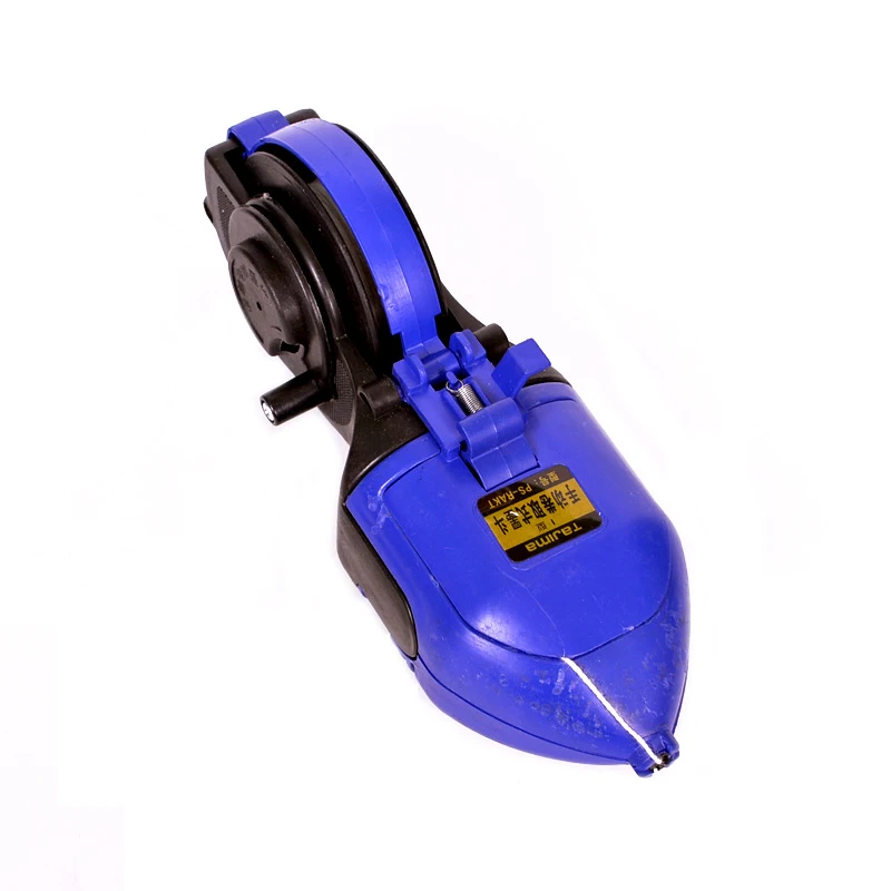 Hand Crank Chalk Line Reel, 30M, Chalk Line Scribers Carpenter Ink Marker Hand Reel Wire Box for Woodworking Construction