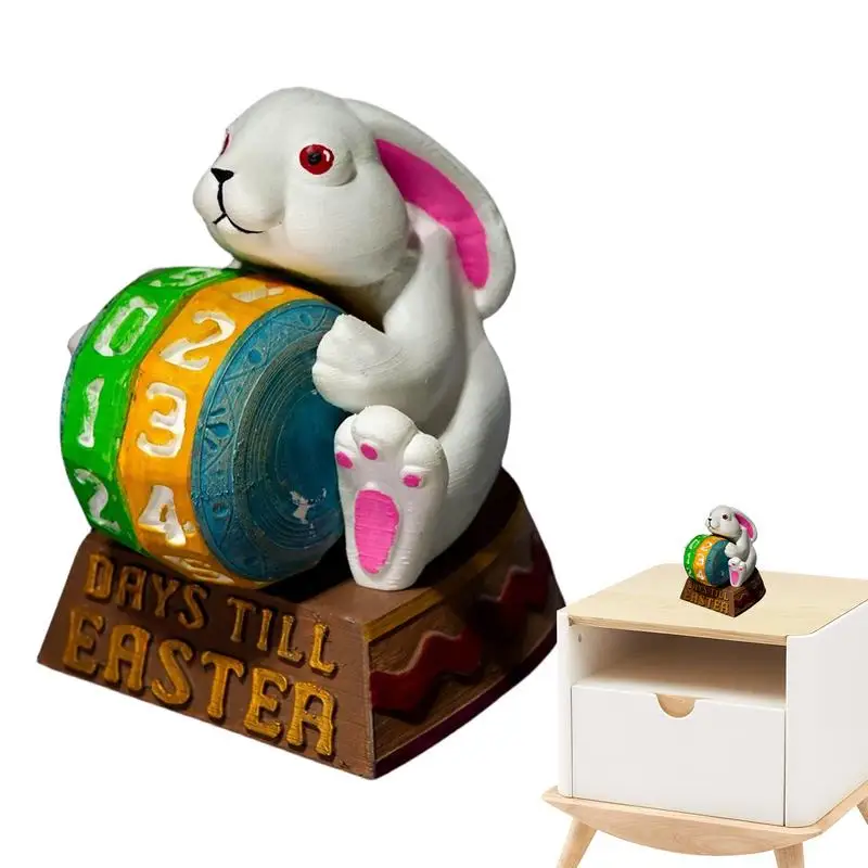 

Happy Easter Countdown Calendar Easter Bunny Advent Calendar Basket Stuffers Home Decoration Bunny Statue For Kids Boys Girls