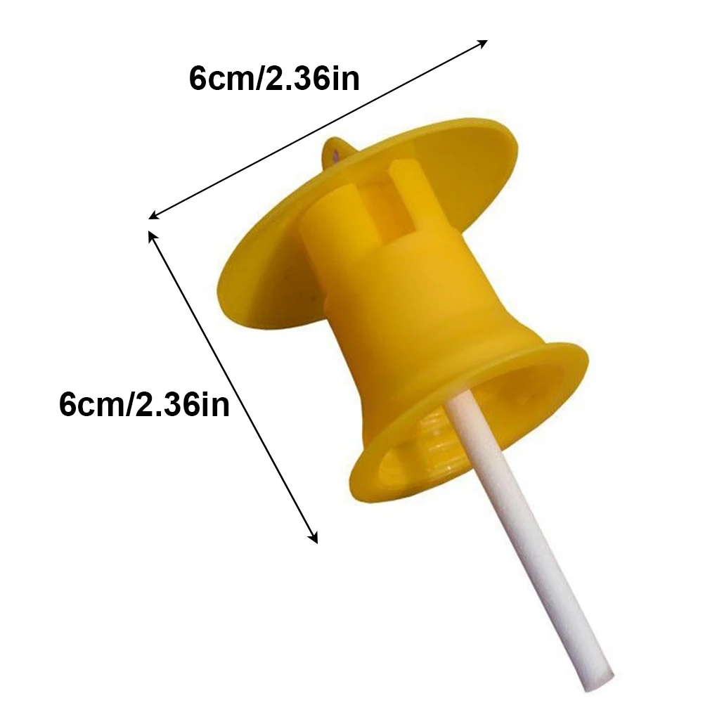 Hot! 1/2/5/10/20PCS Fruit Fly Trap Killer Plastic Yellow Drosophila Trap Fly Catcher Pest Insect control For Home Farm 6*6*2CM