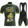 2025 Funny Turtle Cycling Jersey Set Tortoise Cycling Clothing Summer Road Bike Shirts Suit Bicycle Bib Shorts MTB Uniform 5