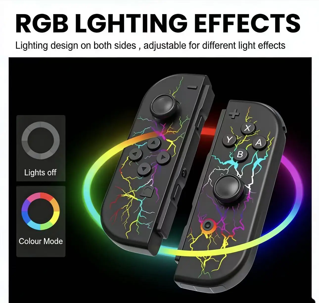 Enhanced Wireless Game Controller with Dual Vibration and Turbo Functions