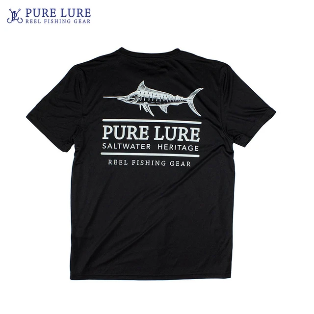 PURE LURE Wear Angling Clothing Men Short Sleeve T Shirts Uv