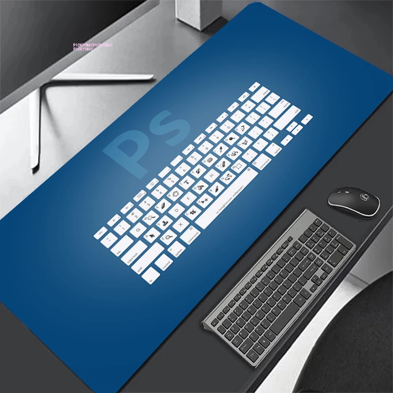 

Mouse Pad Large Mouse Mat Laptop Keyboard Big Size Cheat Sheet Desk Mats 80x30cm Computer Carpert Non-slip Deskpad Mousepad