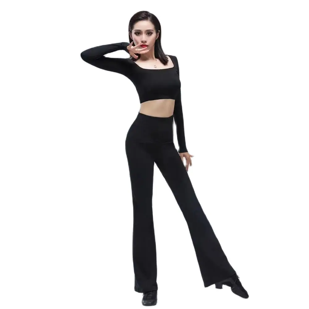 

Women's Latin dance Harem Pants Comfortable Modal Professional Ballroom Elastic Pants Comfortable Ballet Practice Pants